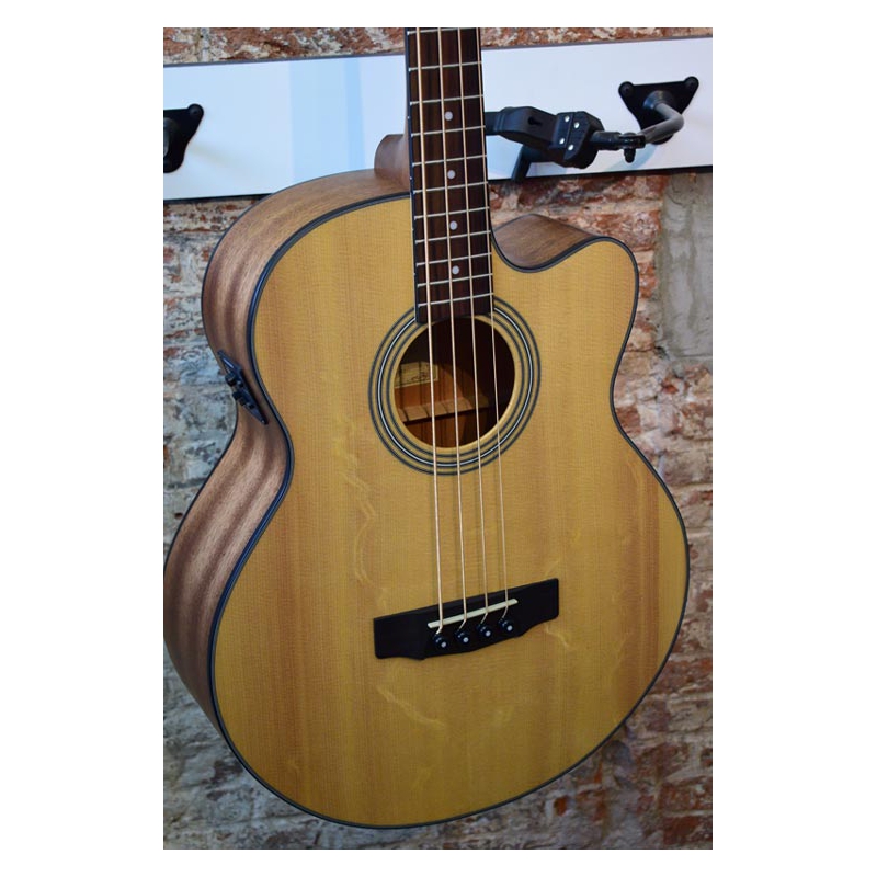 Cort SJB5F akoestische basgitaar + tas