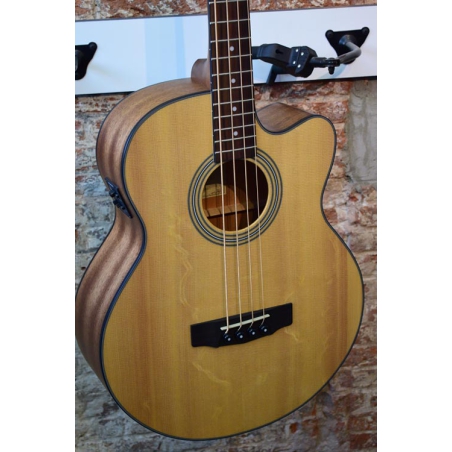 Cort SJB5F akoestische basgitaar + tas