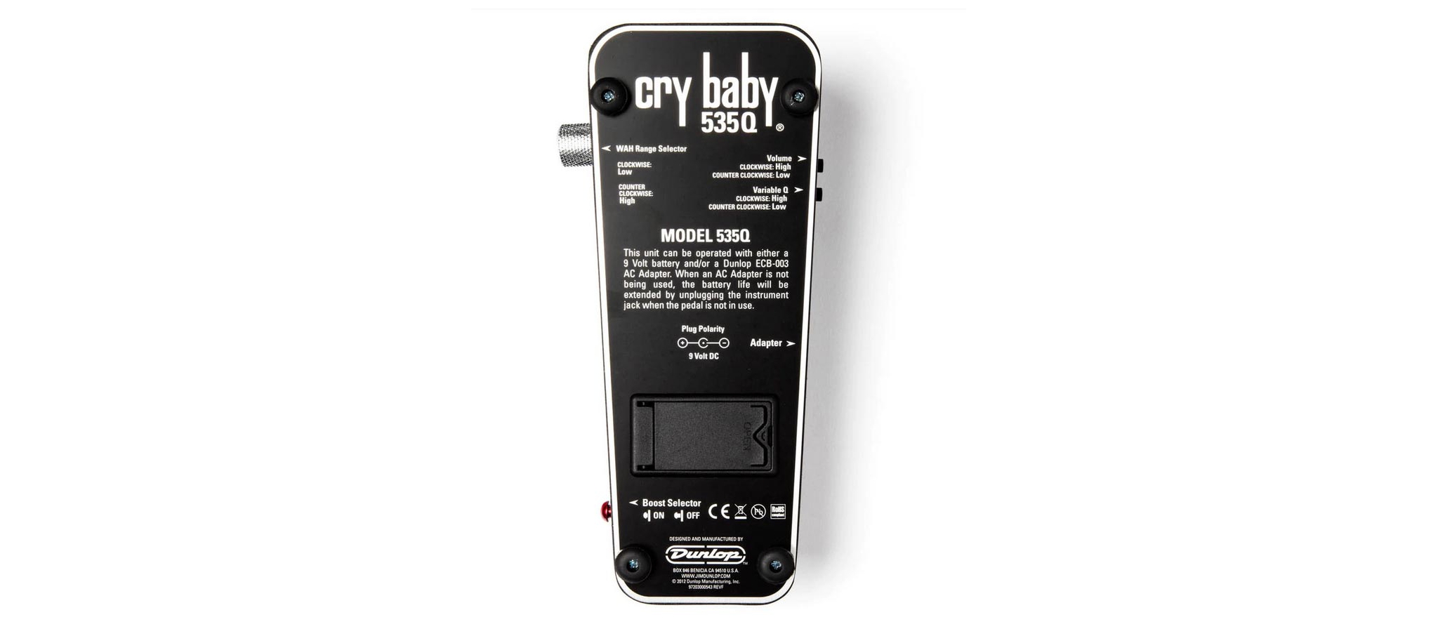 Dunlop Cry Baby 535Q Multi-Wah | Crybaby pedaal | Dijkman Muziek