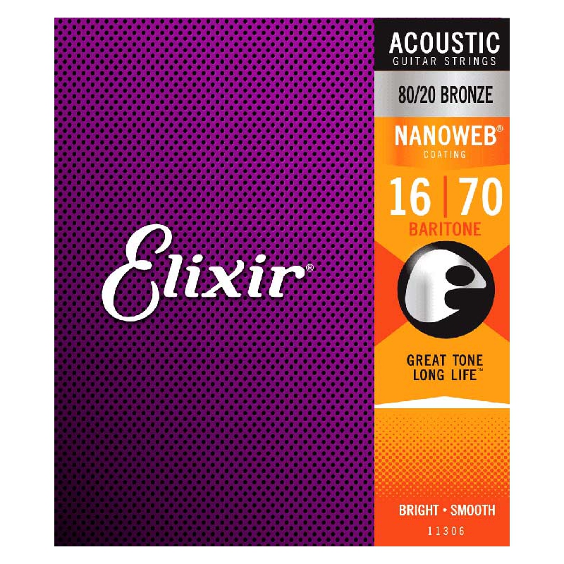 Elixir 11306 Nanoweb Baritone Acoustic
