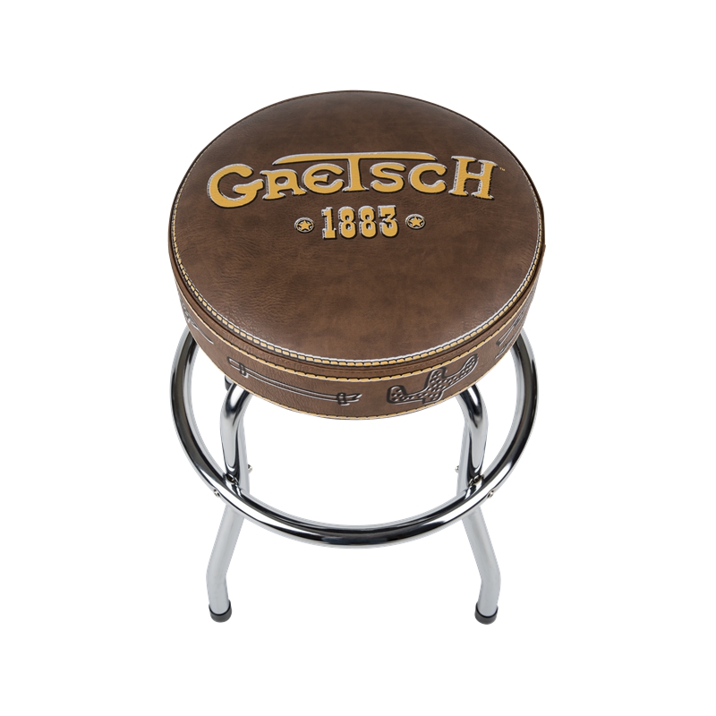 Distributie Uitsteken Ik zie je morgen Gretsch 1883 Barstool 24 |kruk met logo Gretsch | Dijkman Muziek