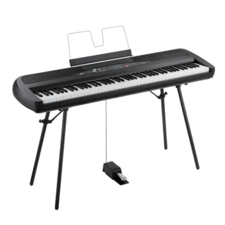 Korg SP280 Black inclusief onderstel