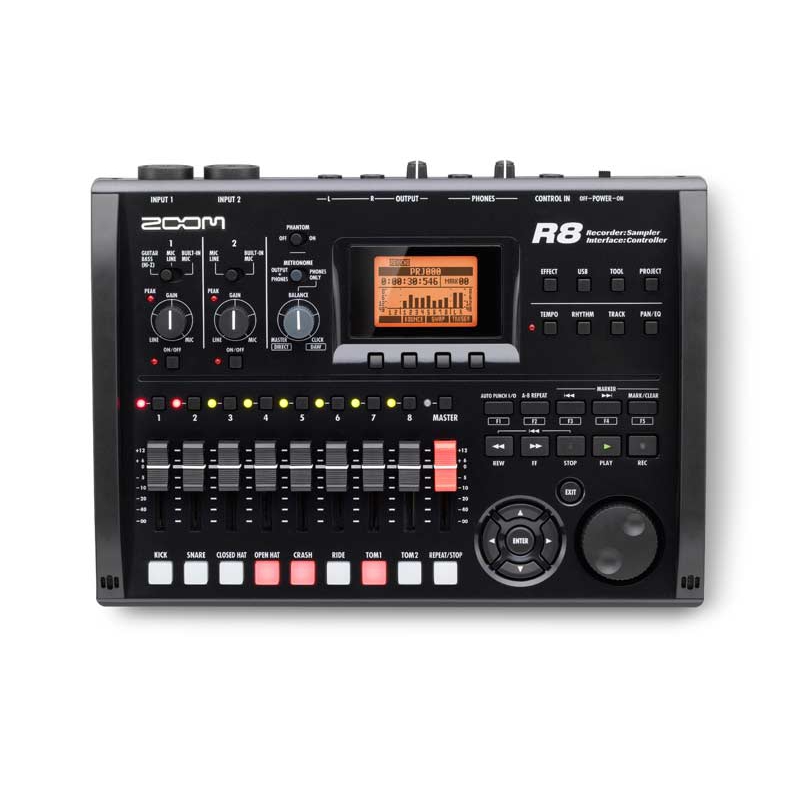 Zoom R8 multitrack recorder