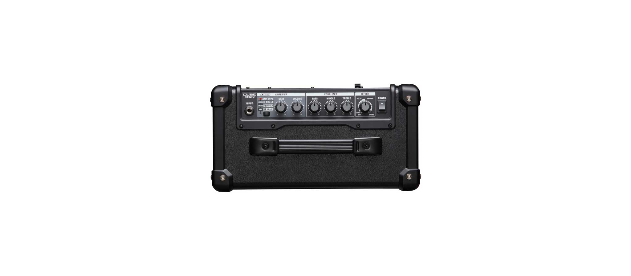 Elektrische Gitaarversterker Draagbare 10W Oplaadbare Mini-compacte Versterker met Dubbele Kanalen voor Backstage-oefeningen Plastic