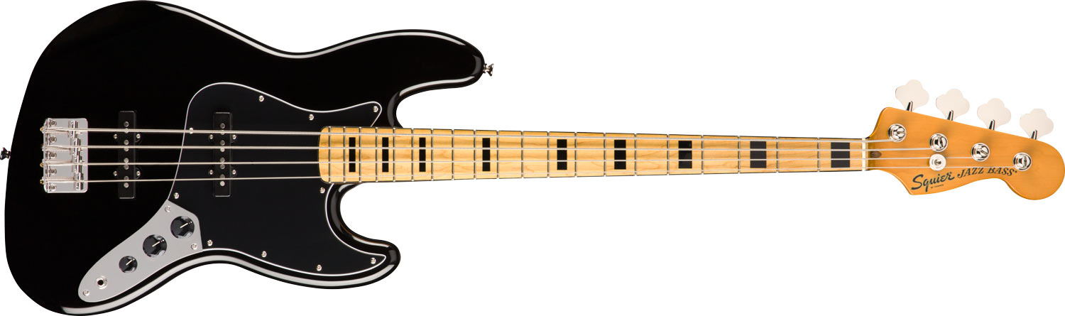 Squier Classic Vibe 70s Jazz Bass MN Black