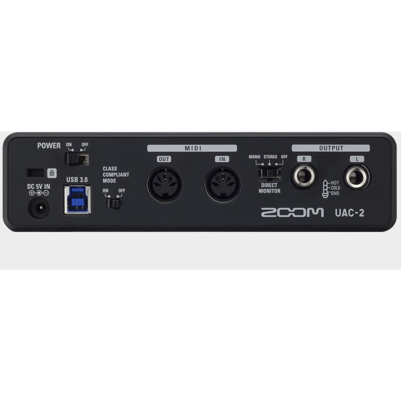 Zoom UAC2 audio interface USB 3.0