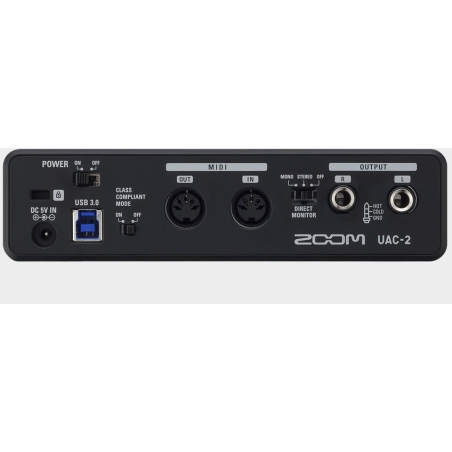 Zoom UAC2 audio interface USB 3.0