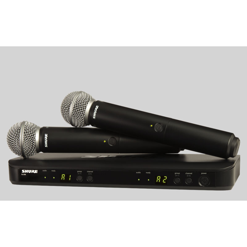 Shure BLX288 Dual Beta SM58 vocal system