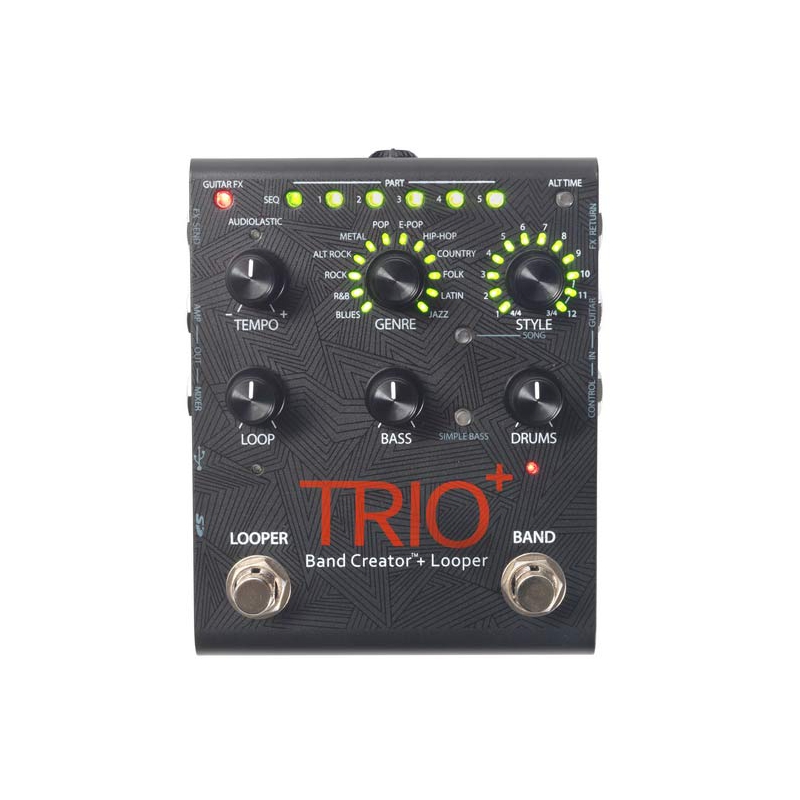 Digitech Trio+ Band creator effectpedaal