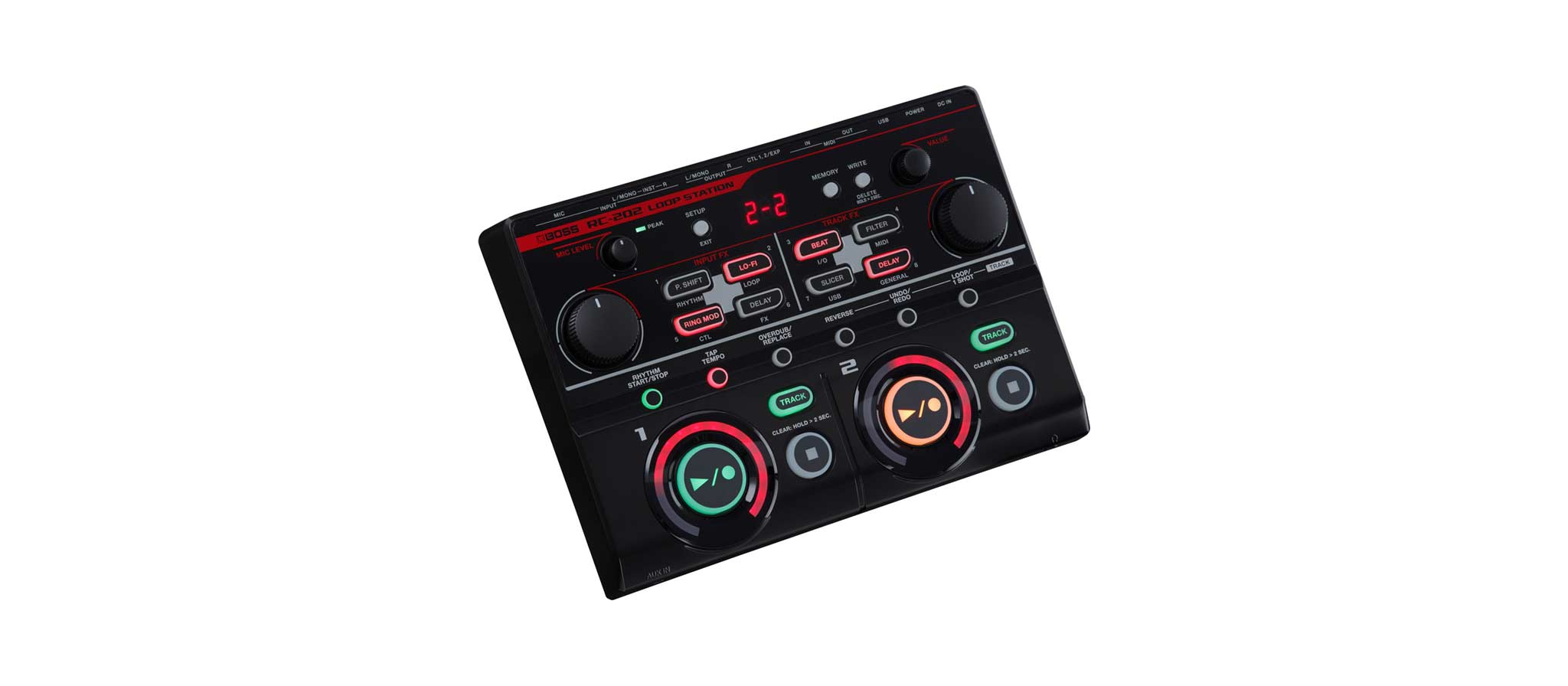 Boss RC202 Loop station|multi effect compact|Dijkmanmuziek