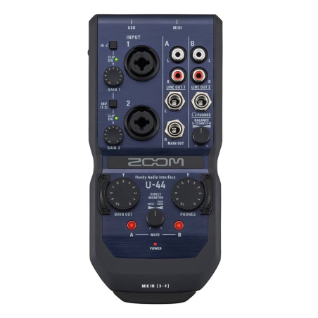 Zoom U44 mobiele audio interface