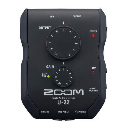 Zoom U22 audio interfaces