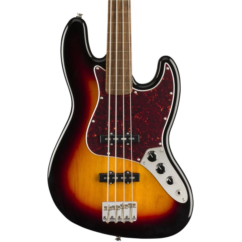 Squier Classic Vibe 60s Jazz Bass fretless LRL 3TS