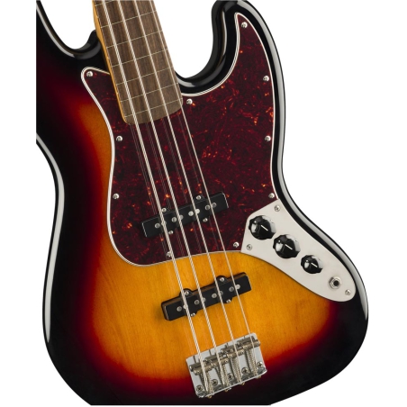 Squier Classic Vibe 60s Jazz Bass fretless LRL 3TS