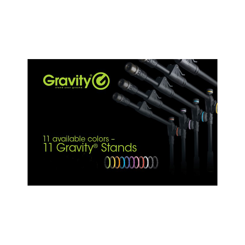 Gravity GMS3122HDB Laag Microfoonstatief met uitschuifbare boom
