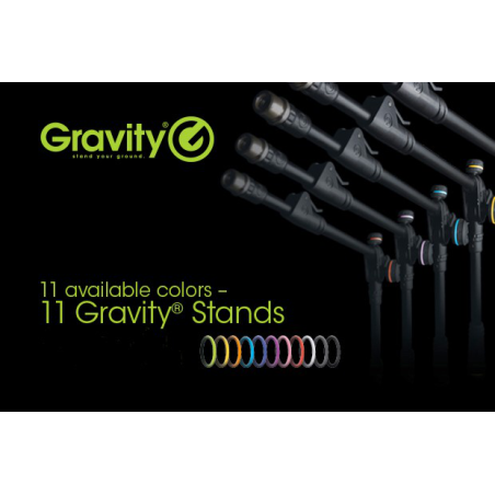 Gravity GMS3122HDB Laag Microfoonstatief met uitschuifbare boom