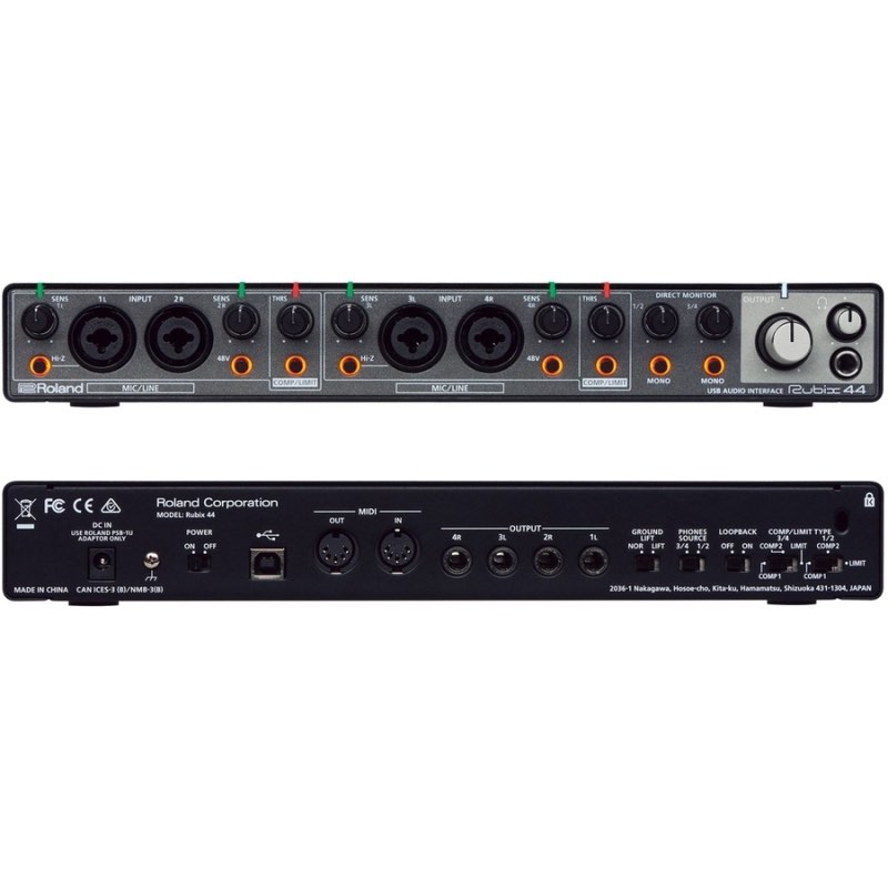 Roland Rubix 44, Audio Interface