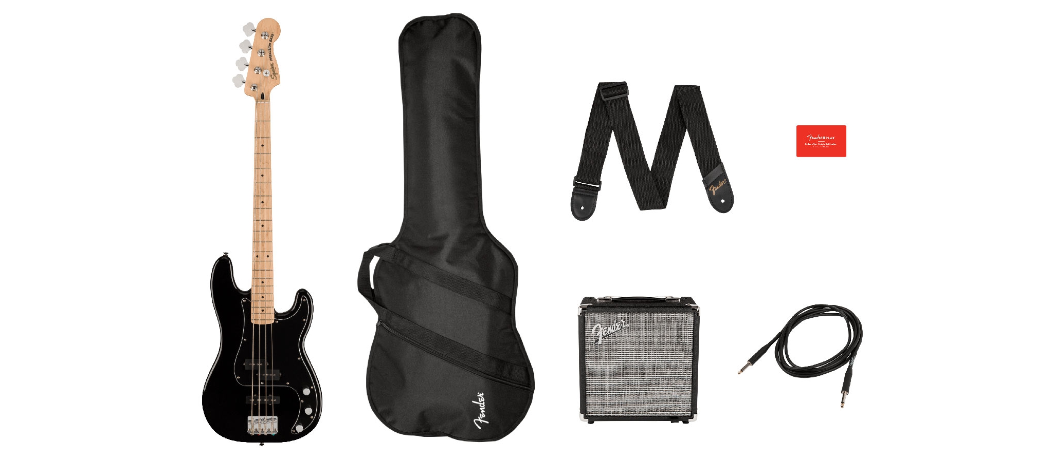 Squier Affinity Series Precision Bass PJ Pack Black |Dijkman