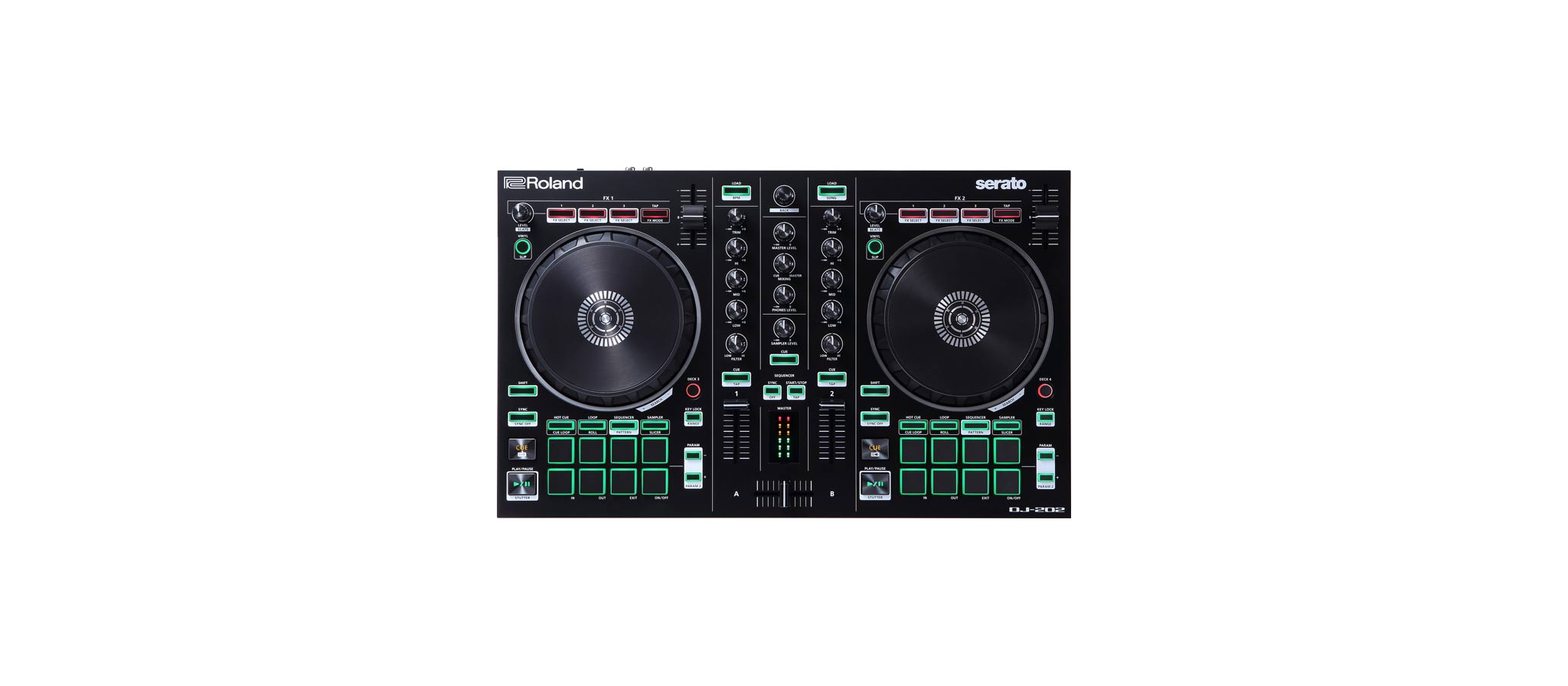 Roland DJ202 DJ controller| Dijkman Muziek