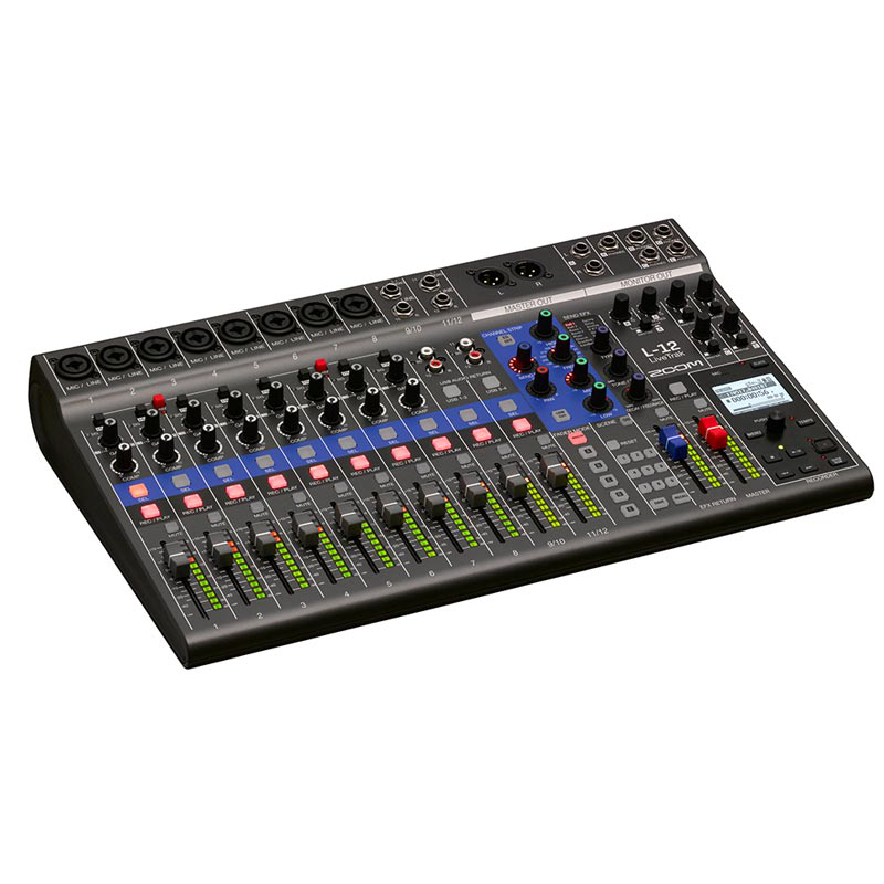 Zoom LiveTrak L-12 digitale mixer Recorder