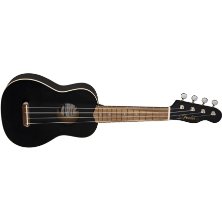 Fender Venice soprano Ukulele black