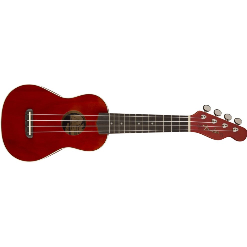 Fender Venice soprano Ukulele Cherry