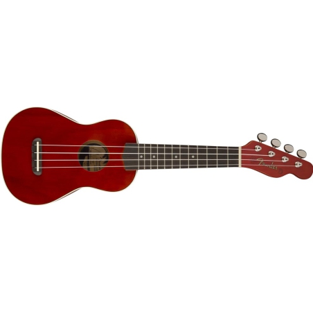 Fender Venice soprano Ukulele Cherry