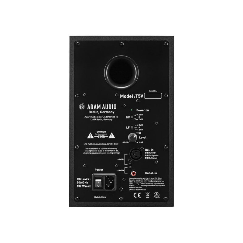 Adam  T5V actieve  Monitoring