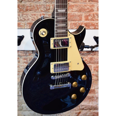 Vintage V100BLK Black Les Paul