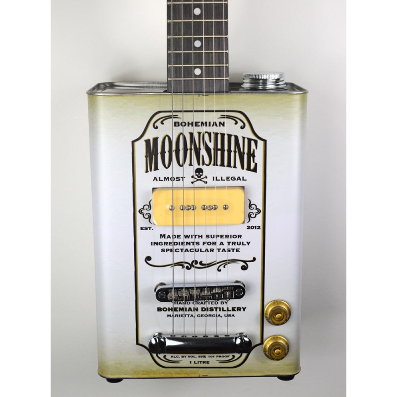 Bohemian Oil Can Guitar Moonshine Limited