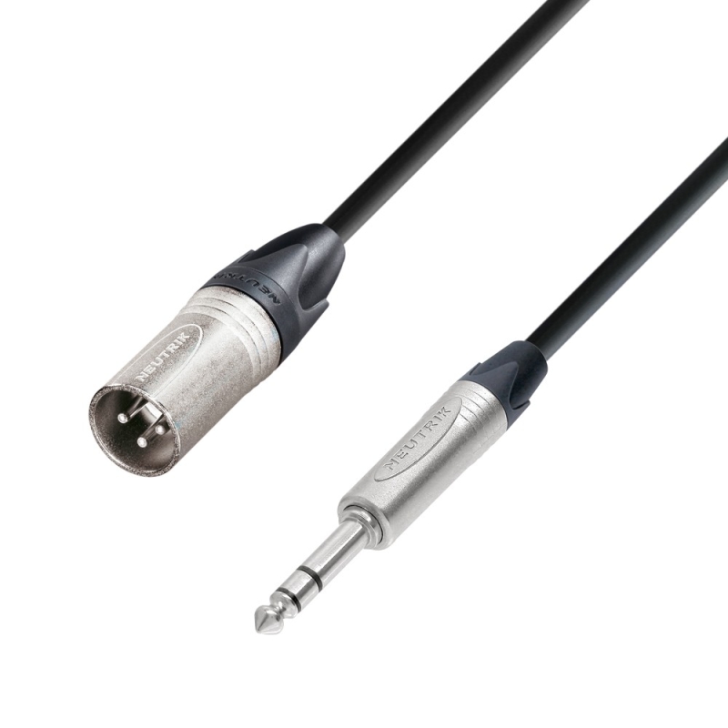 Adam Hall K5BMV0150 XLR male/6.3mm Jack Kabel 1,5 m