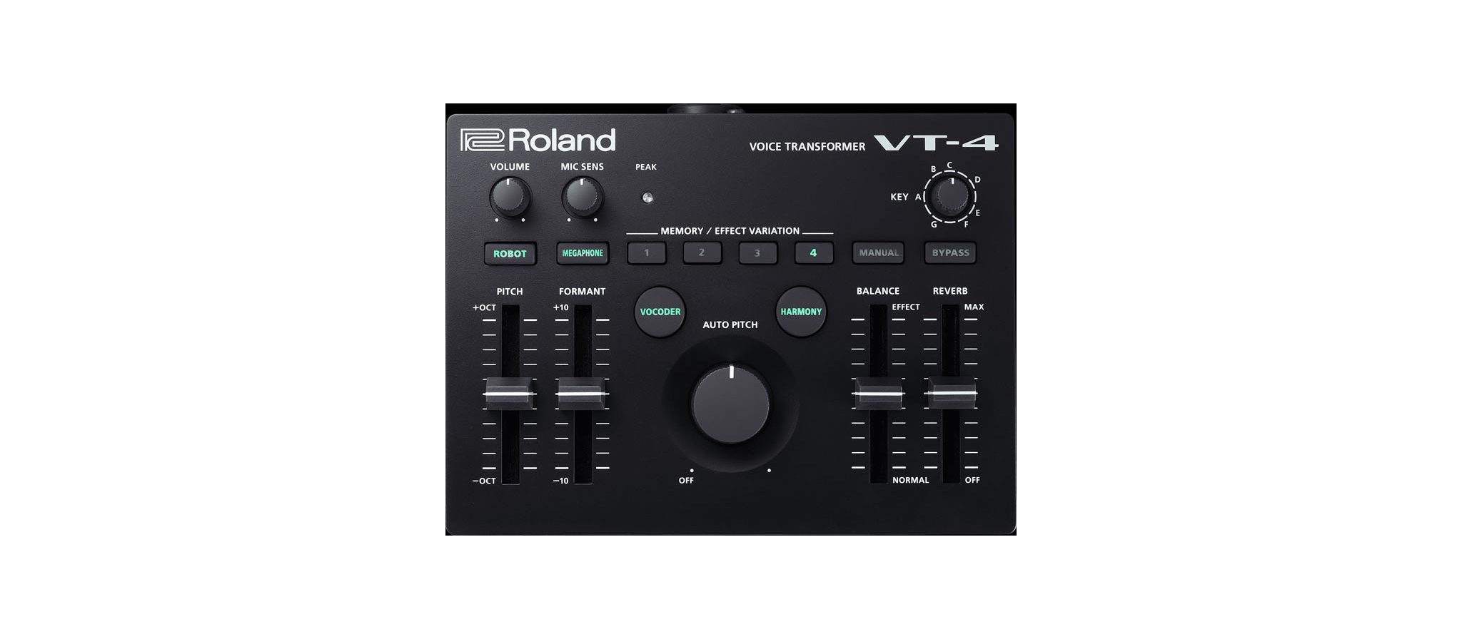 配信機器・PA機器・レコーディング機器 Roland VT-4 VOICE TRANSFORMER Roland VT-4 Voice Transformer |effectapparaat| Dijkmanmuziek