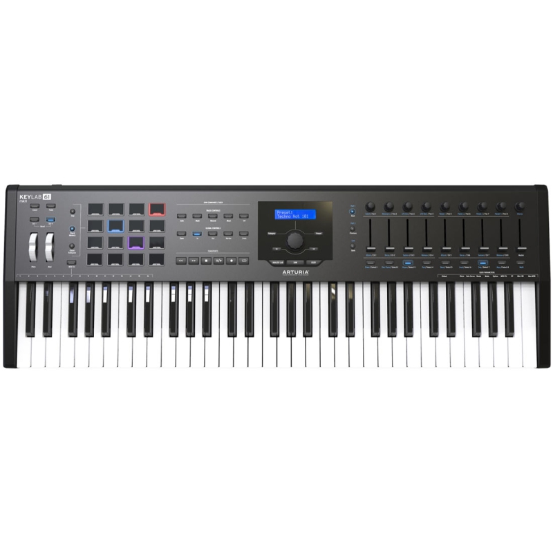 Arturia Keylab 61 MKII Midi Keyboard Black