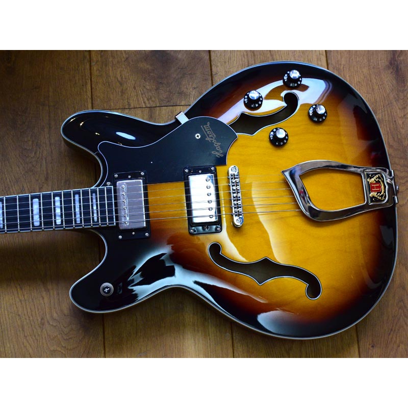 Hagstrom Viking hollow body tobacco sunburst