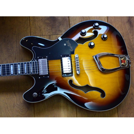 Hagstrom Viking hollow body tobacco sunburst