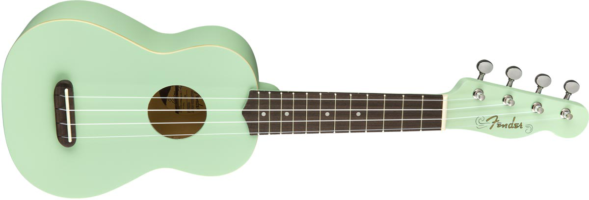 Fender Venice soprano Ukulele Surf Green