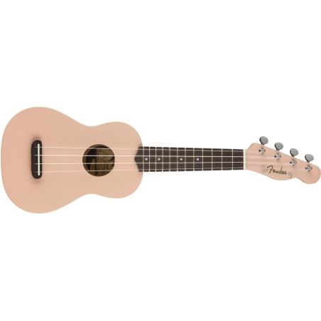 Fender Venice soprano Ukulele Shell Pink