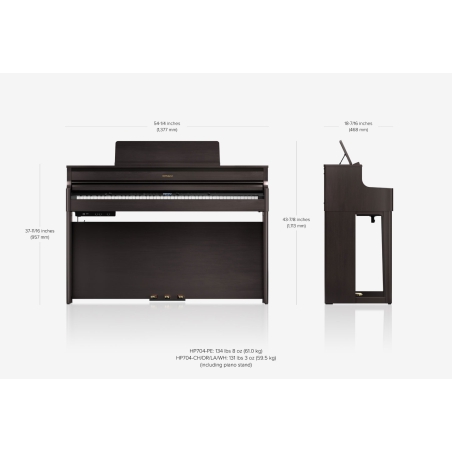 Roland HP704 CH Digitale Home Piano