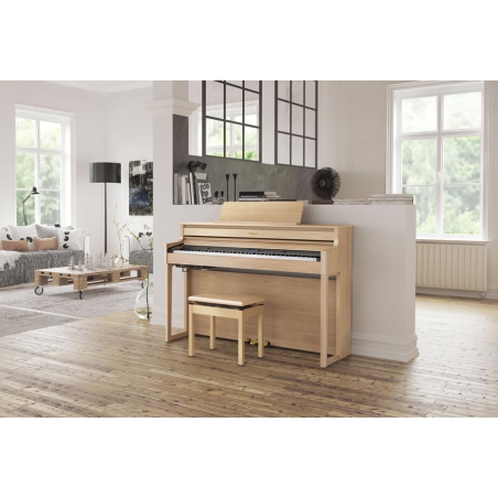 Roland HP704 LA Light Oak Digitale Home Piano