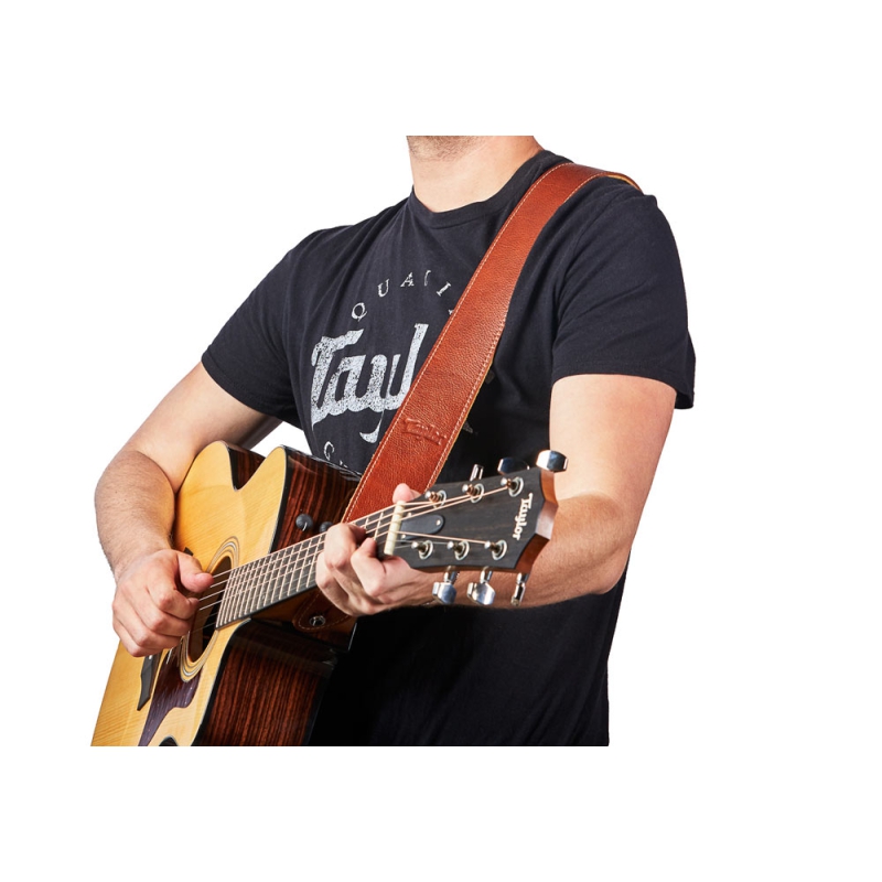 Taylor Leather Guitar Strap Medium Brown 4100-25