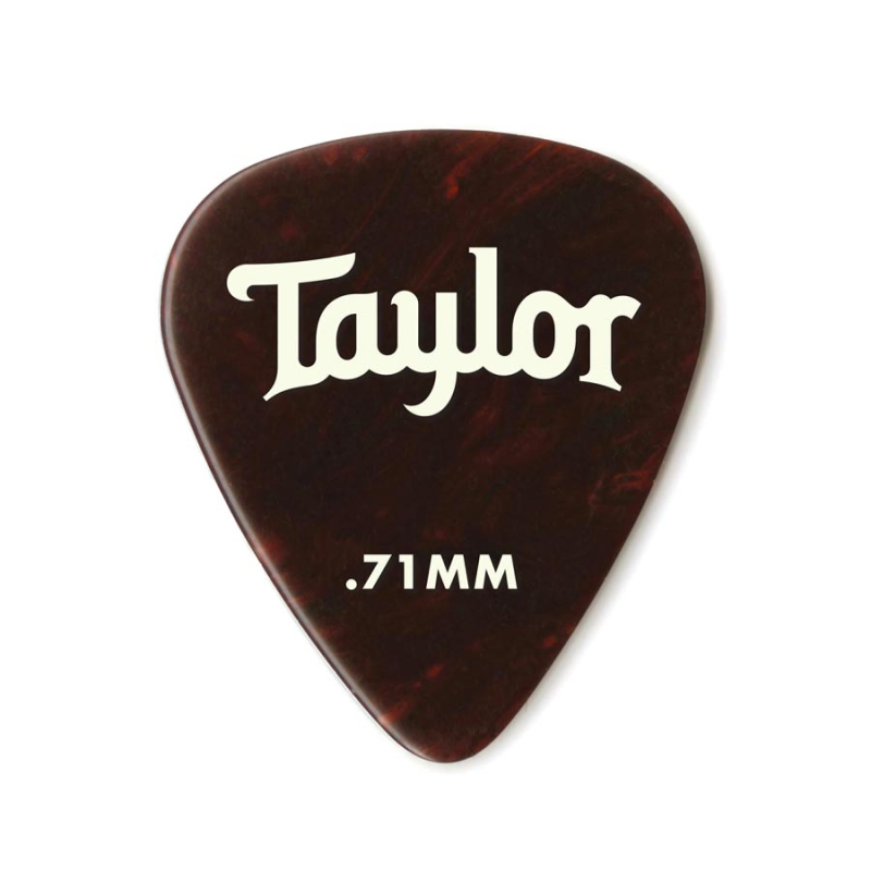Taylor Celluloid 351 Guitar Picks 12-pack Tortoise Shell 0.71