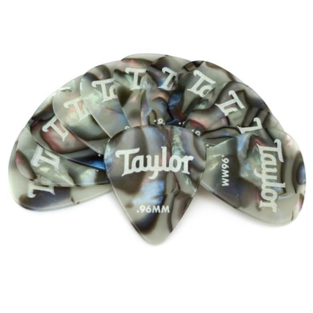 Taylor Celluloid 351 Guitar Picks 12-pack Abalone 0.96