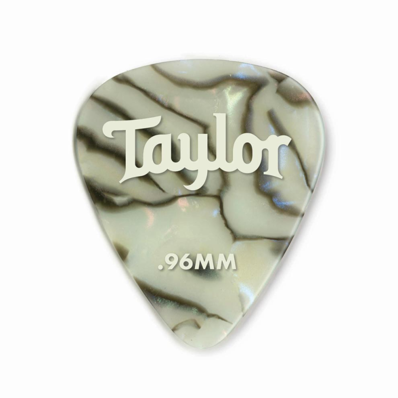 Taylor Celluloid 351 Guitar Picks 12-pack Abalone 0.96