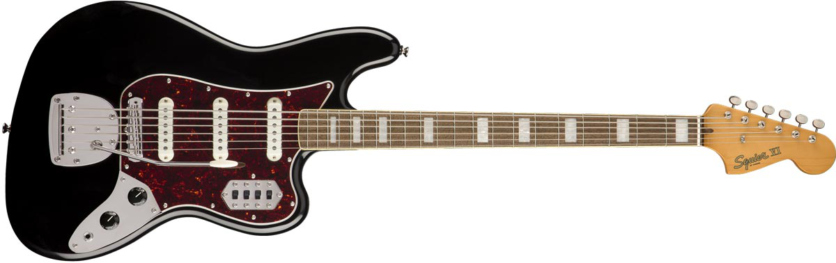 Squier Classic Vibe Bass VI LRL Black