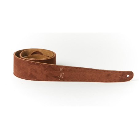 Taylor 4400-25 Chocolate Suede logo strap