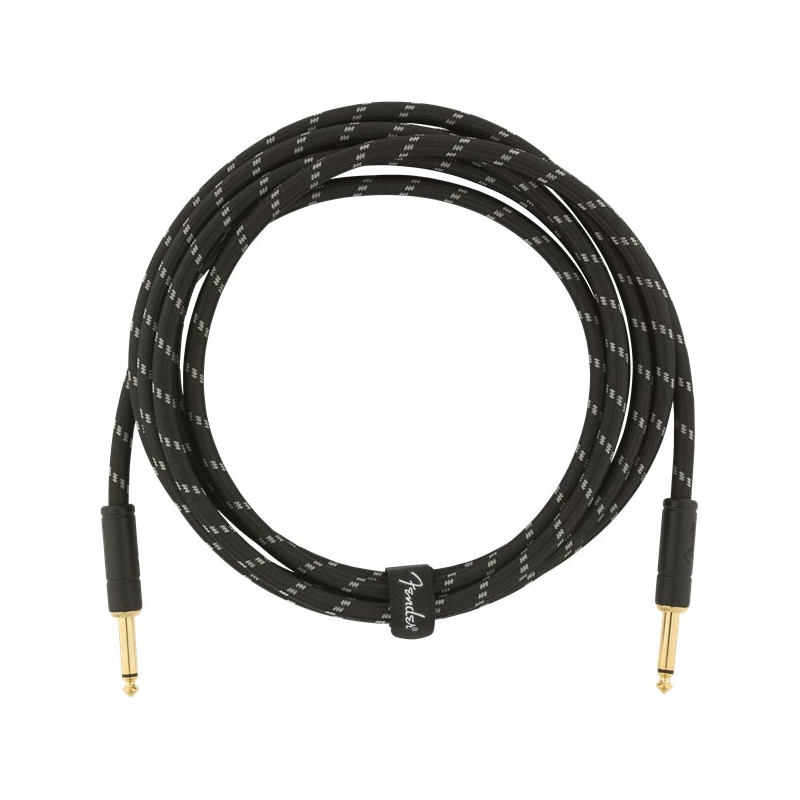 Fender Deluxe Series Instrument Cable 3 meter Black Tweed