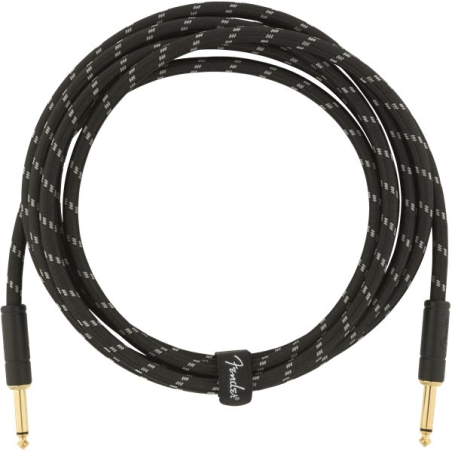 Fender Deluxe Series Instrument Cable 3 meter Black Tweed