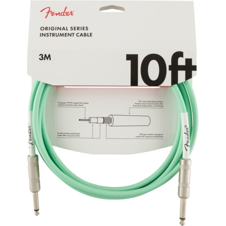 Fender Original Series Instrument Cable 10 surf green