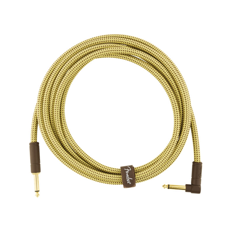 Fender Deluxe Series Instrument Cable Straight/Angle 3 meter Tweed