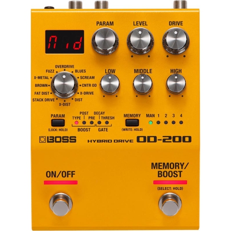 Boss OD-200 Hybrid Drive effectpedaal